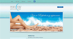 Desktop Screenshot of perfectionspacancun.com